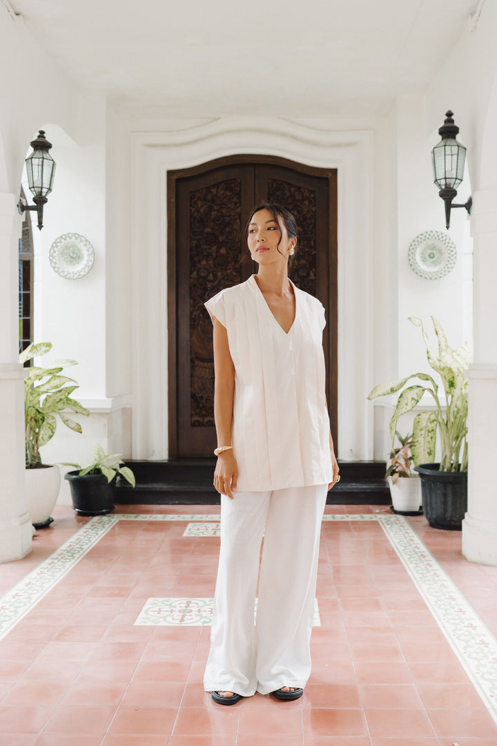 Lyra Top - Porcelaine