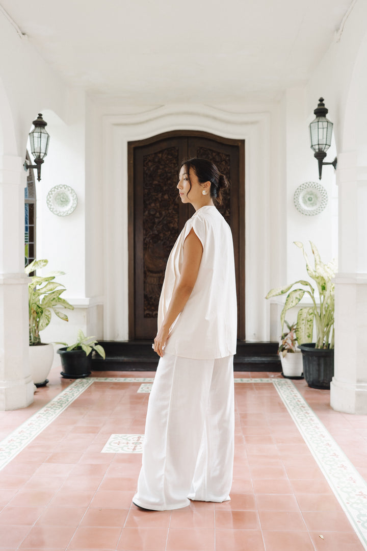 Lyra Top - Porcelaine