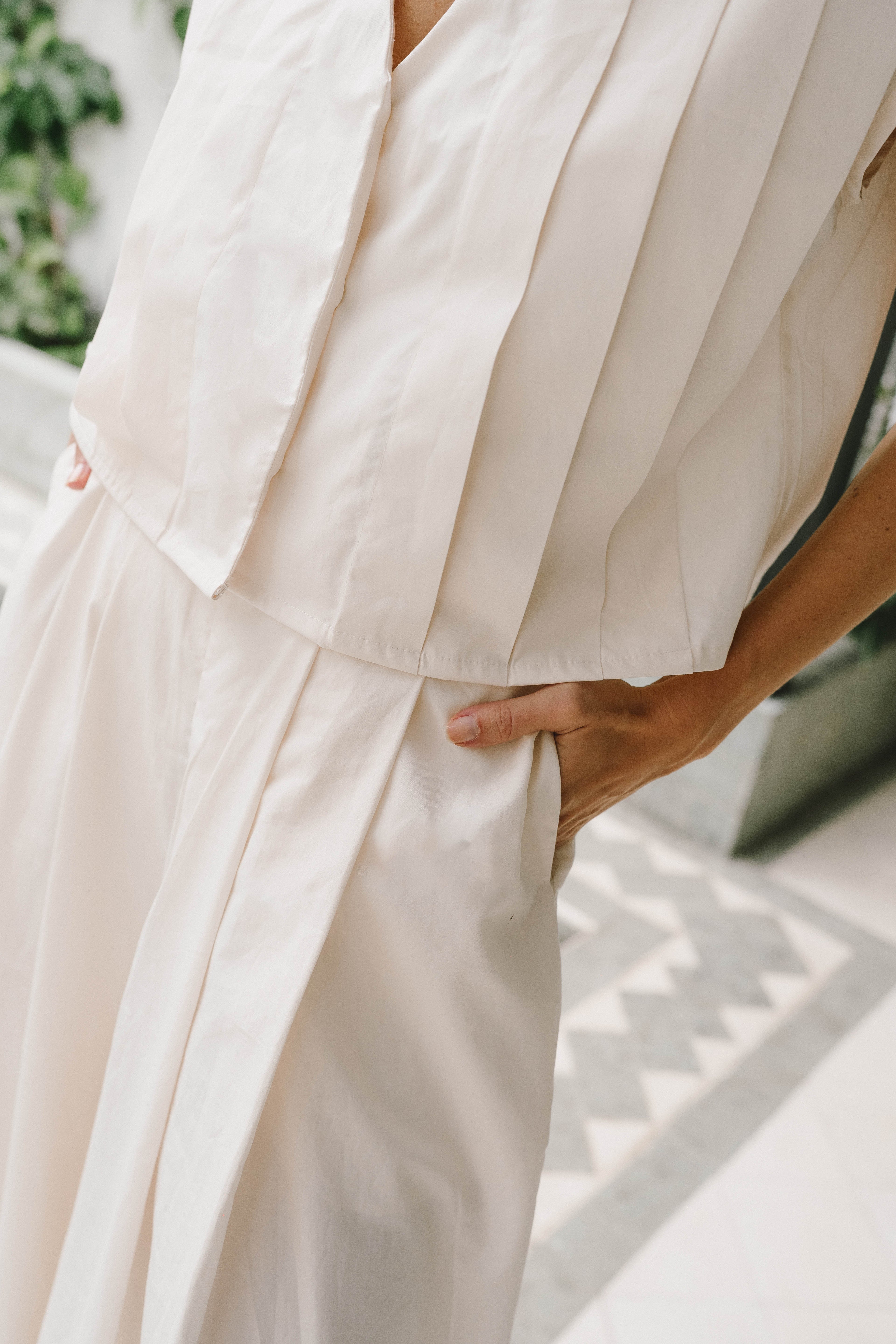 Nysa Pants - Porcelaine