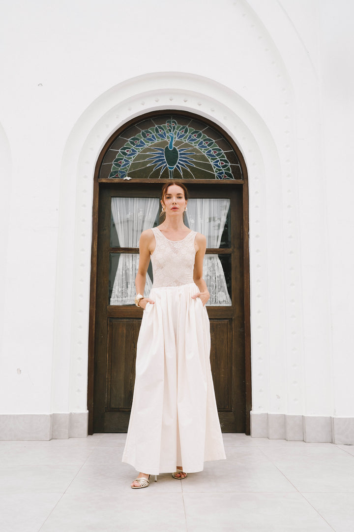 Chora Pants - Porcelaine