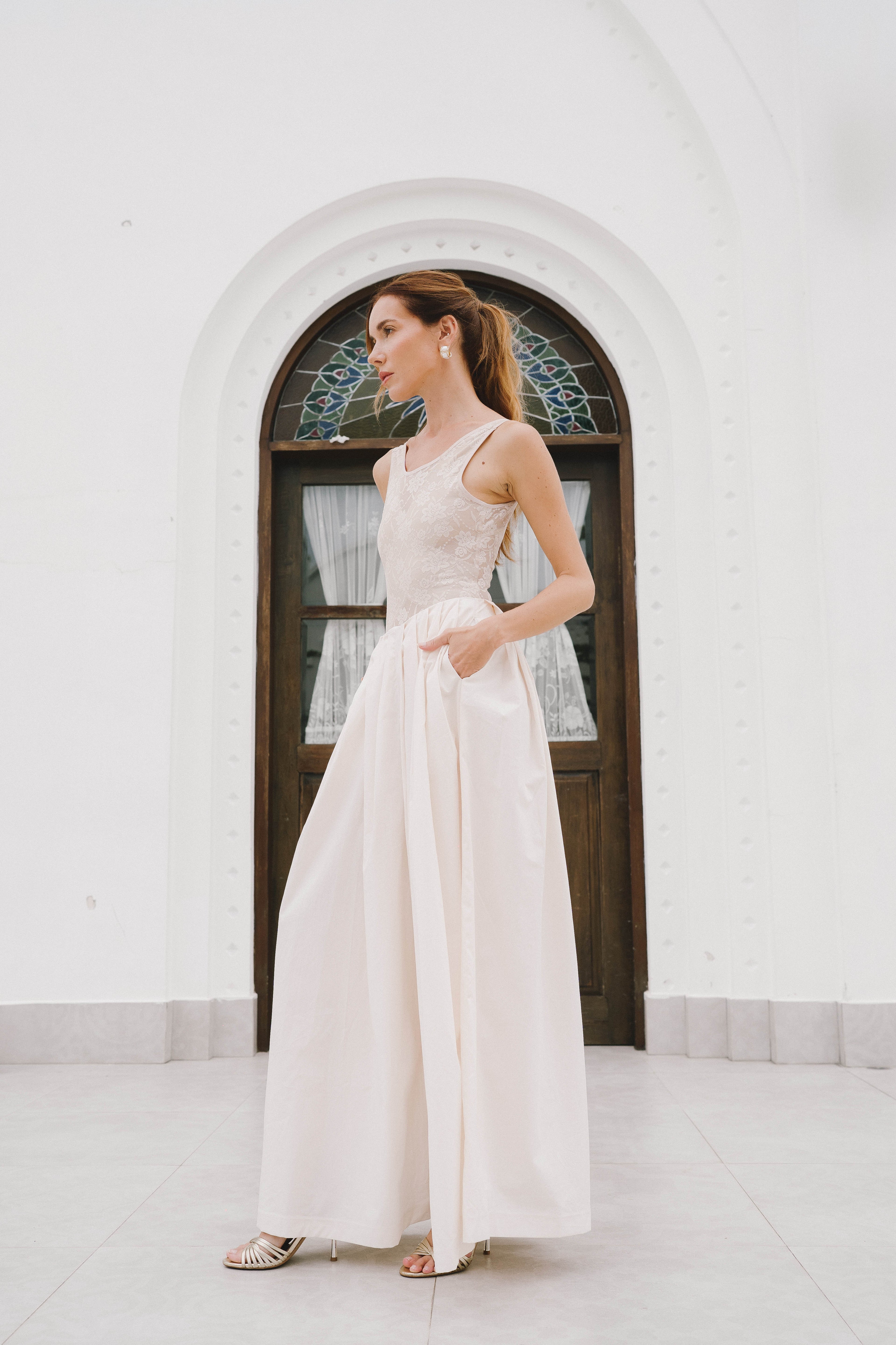 Chora Pants - Porcelaine